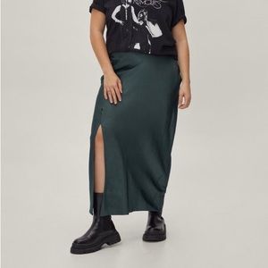 Nasty Gal Satin Skirt